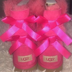 Hot Pink Bailey Bow Uggs